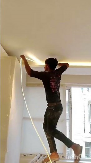 How to install rope lighting on ceiling, led strip, led strip lights, led strip light