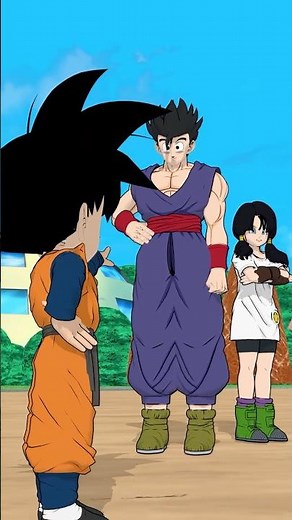 Gohan shows Goten how to do a real Kamehameha 😎✨ #anime #animation #dbz #dragonball #gohan