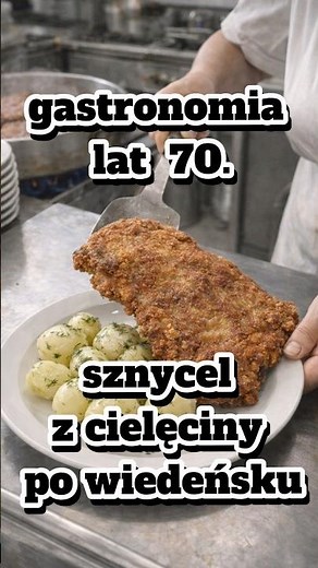Viennese veal schnitzel. An original recipe from the 1970s.