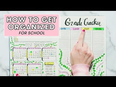 How to Get Organized for School | Plan With Me