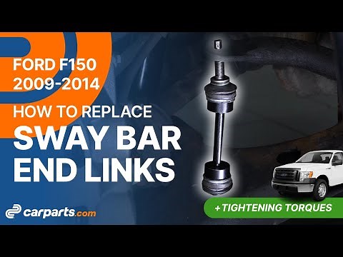 How to replace the Front Sway Bar End Links 2009-2014 Ford F150 🚗