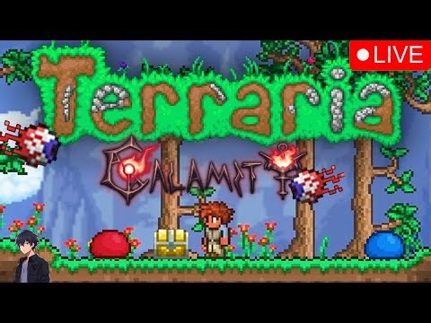 🔴Live Modded Terraria Calamity And Decadent Summoner Build Part Three