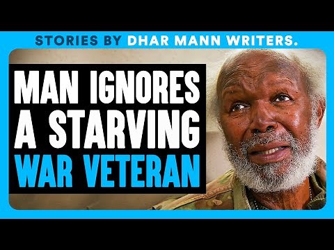 Man IGNORES a Starving WAR VETERAN | Dhar Mann Bonus Videos