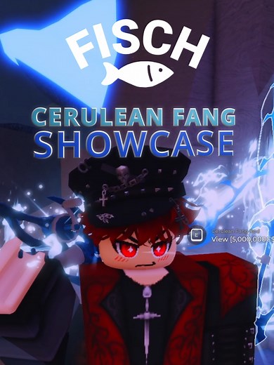 This Cerulean Fang Rod was amazing, the stats so balance and the passive make this rod don't need piercing enchant. y'all can focus enchant for increase another stats #fisch #fischroblox #fischupdate #roblox #fyp