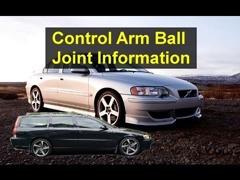 Front lower control arm ball joints, how to replace them, P2 Volvo V70, S60, XC90, etc. - VOTD