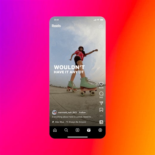 new for you: add song lyrics to your Reels 🎶 | Instagram