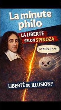 Philosophy Minute: Is freedom an illusion? (Spinoza) #philosophybaccalaureate #philosophy #philos...