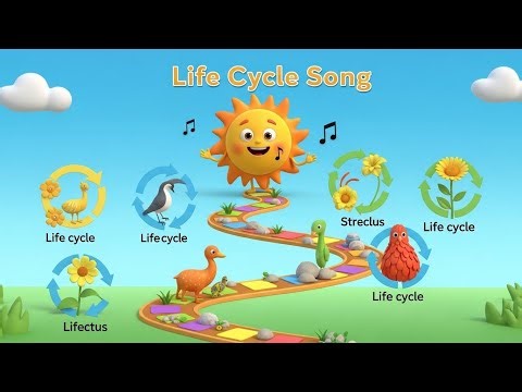Life Cycle Song | Fun Learning Song for Kids | Educational Nature Rhyme