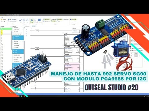 ⚡ Outseal Studio Cap_20 Managing up to 992 SG90 SERVOs with the PCA9685 in Outseal Studio via I2C
