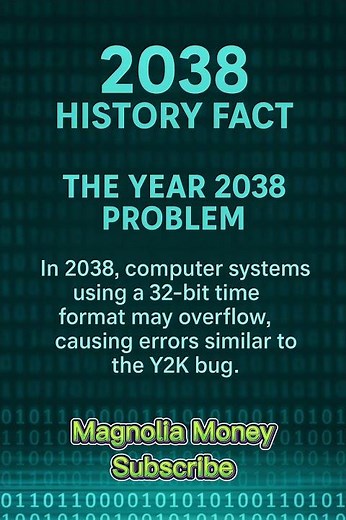 2038 History Fact: The Year 2038 Problem