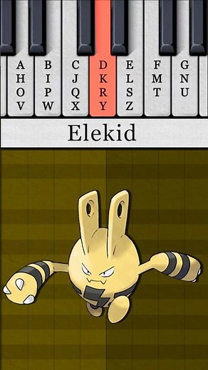 Elekid and Electabuzz turned into musical jingles! #pokemon #piano #jingle