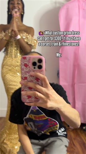 NYC Custom Fashion Designer 💗 (Birthday, Prom, Corsets Etc.) on Instagram: "Sorry to break it to ya, but the current prom trends are EXPENSIVE! 🫠"