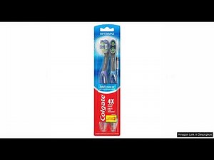Colgate 360 Vibrate Deep Clean Battery Operated Toothbrush, Disposable Electric Toothbrush Review