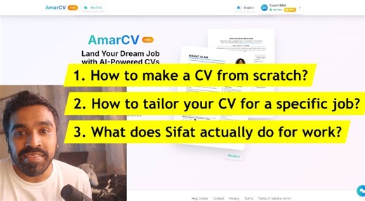 MAKING MY CV FROM START TO FINISH - A FULL GUIDE In this video we will learn about:- 1. How to make a full CV start to finish? 2. How to tailor a CV for different roles? 3. What does Coach Sifat actually do for work?R | Coach Sifat