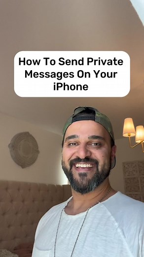 How to send private messages on your iPhone #iphone #iphonetips #iphonetricks