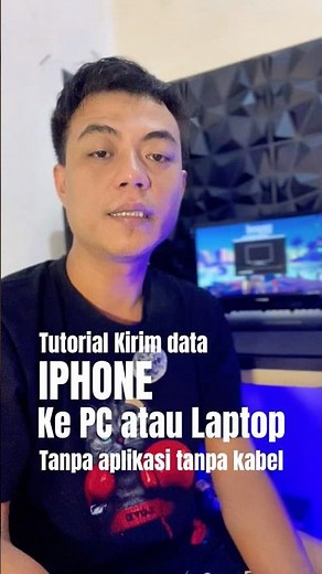 Tutorial kirim data iphone ke PC atau Laptop tanpa aplikasi