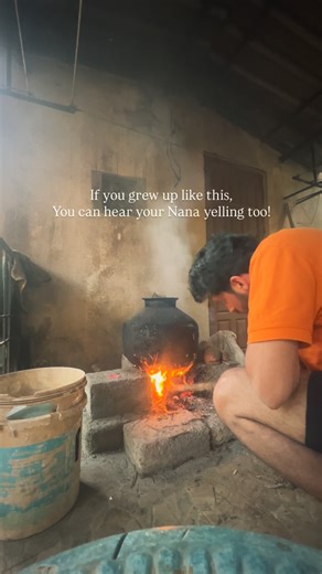 Lysander Hugh Lopes on Instagram: "Happy memory, I will always look at baan water getting hot as a happy memory. @trishhh.07 and I know this too well. Playing and messing up Nana’s perfect temperature fire was our daily. ❤️"