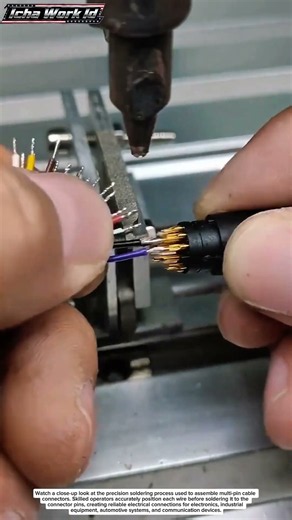 How Precision Soldering Connectors Are Mass Produced | Amazing Cable Assembly Process