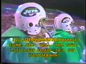 1976 NFL MNF NEW YORK JETS VS NEW ENGLAND PT1