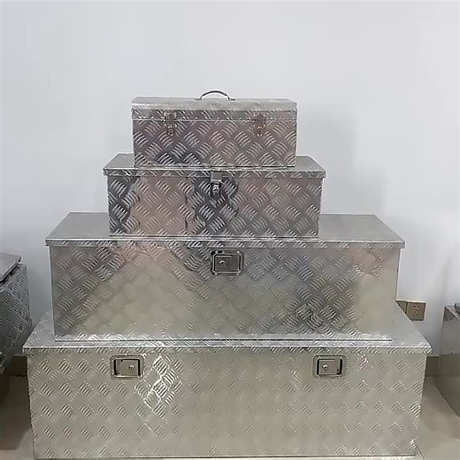 Aluminum Trailer Truck Pickup Tool Box Underbody Underbed Tongue Tool Box Truck Storage Toolbox