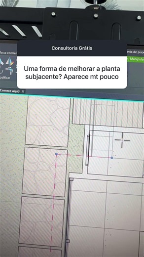 Dica rápida de como melhorar a planta subjacente no Revit. #revit #bim #arquitetura #projeto