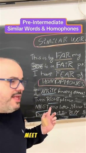 Similar Words & Homophones