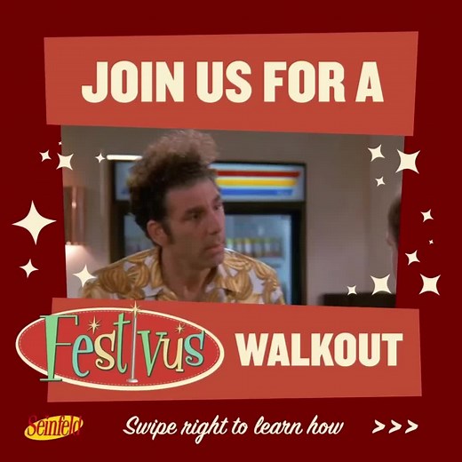 That's a walk out! #MakeFestivusOfficial #seinfeldquotes #festivus #seinfeld Watch “The Strike” on December 23rd. Stream the complete series on Netflix.