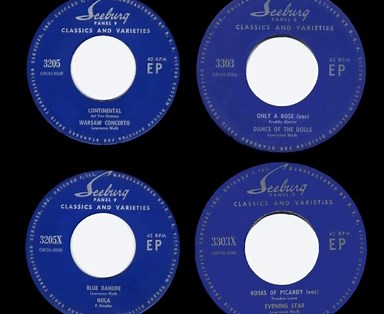 Seeburg Select-O-Matic Classics And Varieties Panel 0 - 3303 A1- Only A Rose- Freddy Martin (Vocal)