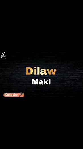 Dilaw | Karaoke Version #maki #music #lyrics #filipinosinger #songlyrics #countrymusic #buhaysinger