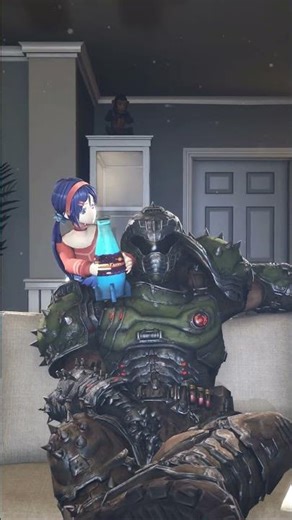 Papa? Doom X Miside Animation Meme #doom #miside #memes