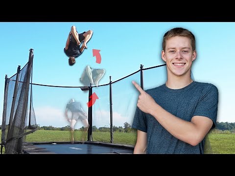 How To Learn CRAZY Trampoline Tricks