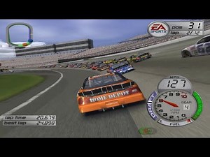 Nascar Thunder 2003 PS2 Full season (36 races) gameplay