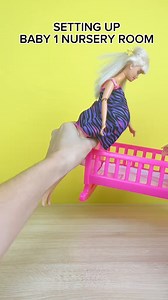 setting up the baby 1 nursery room #barbie #toys #babyroom #nurserydecor #pregnant | Poppy Bee