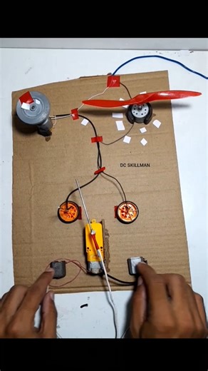 Automatic Swich Exchange DC_MOTOR Mechanism #science #teach #dcmotor
