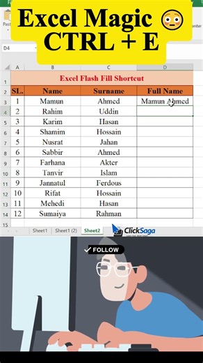 What's The WORST Excel Flash Fill Mistake You're Making Right Now
