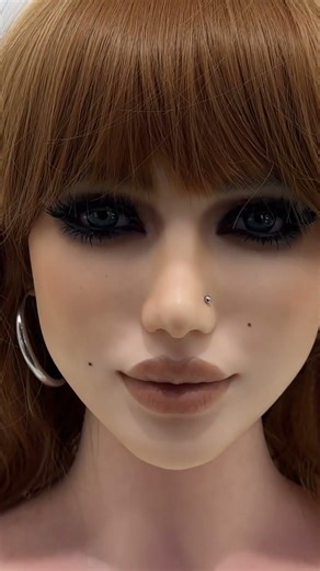 Silicone Faces of Real Lady and Irontech Doll