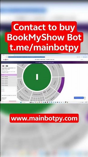 Bookmyshow Bot - Ticket Booking Bot - ICC Tickets