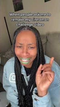 When people ask me to remake my cinnamon challenge video - GloZell xoxo