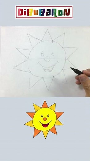 How to draw the sun