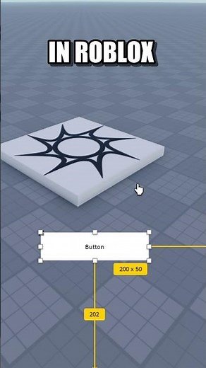 How to make button in Roblox studio #roblox #scripting #robloxedit