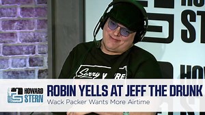 Robin shuts up Jeff the Drunk after the Wack Packer called in to complain about his lack of airtime. | The Howard Stern Show