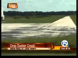 Crop duster crashes in western St. Lucie County Read more: