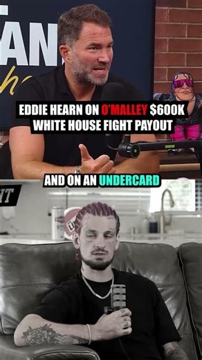 Eddie Hearn Couldn't Believe Sean O'Malley Only Made $600K 😳 #ufc