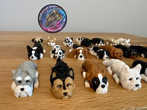 3D Printed Mini Dog Replica | 70  Breeds | Articulated Desk Pet Gift - Etsy