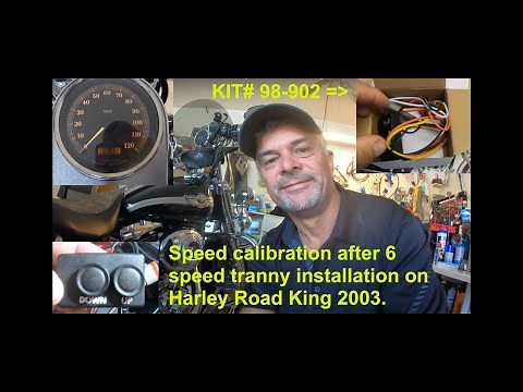 Ultima 6 speed transmission kit#98-902 calibration of speedometer,for Harley Davidson Road King 2003