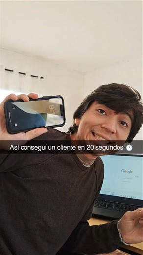 Cómo conseguir un cliente en 20 segundos ⏱️😎 #website #tech #hack #viral #programming #tips