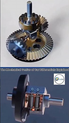 The Mechanical Genius of Car Differentials Explained ⚙️🤯 | Amazing Engineering #Shorts