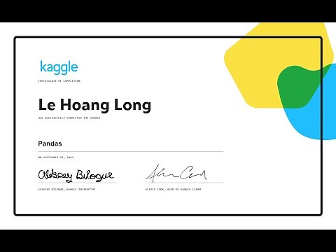 Kaggle course: Pandas, Creating, Reading and Writing