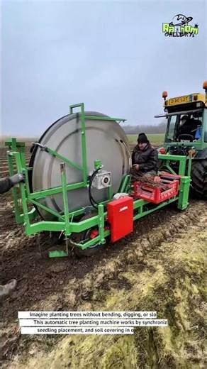 This Machine Plants Thousands of Trees Per Day 🌱🚜 | Automatic Tree Planting Technology