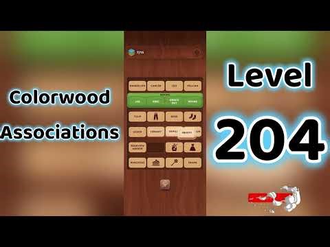 Colorwood Associations Level 204 Answers 🧩✨ | Go Answer
